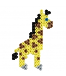 pack de inicio pequeño mundo animales zoo (2000 piezas y placa pegboard) hama beads midi