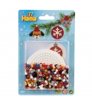 blister navidad 2 (450 piezas y 1 placa pegboard) hama beads midi