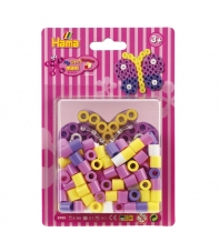 pack blister mariposa (100 piezas y placa pegboard) hama beads maxi