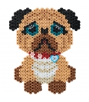 pack de inicio cachorros (4000 piezas y 3 placas pegboards) hama beads midi