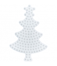 placa pegboard árbol de navidad para hama beads midi