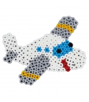 pack de inicio avión y camión (900 piezas, 4 soportes y 2 placas pegboards) hama beads maxi