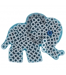 placa pegboard elefante pequeña para hama beads maxi