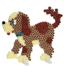 pack de inicio perros y gatos (2000 piezas y 2 placas pegboards) hama beads midi