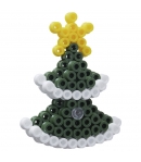 pack de inicio calendario de adviento navidad (5000 piezas, 5 placas pegboards y conector) hama beads midi