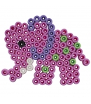 pack de inicio elefantes (600 piezas y 1 placa pegboard) hama beads maxi