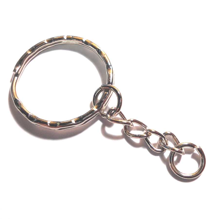 Autenticación interfaz querido Llavero, anilla decorada con cadena para 7 llaves aproximadamente.